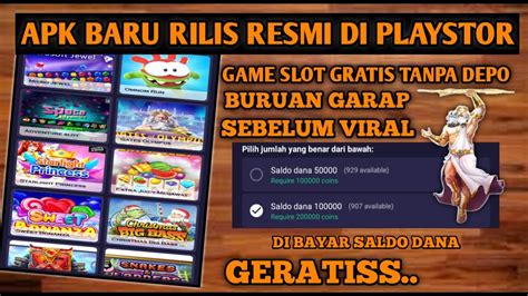 apk slot penghasil saldo dana tanpa deposit